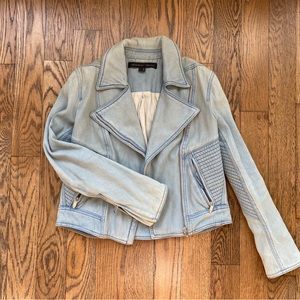 Theyskens’ Theory Denim Biker Jacket